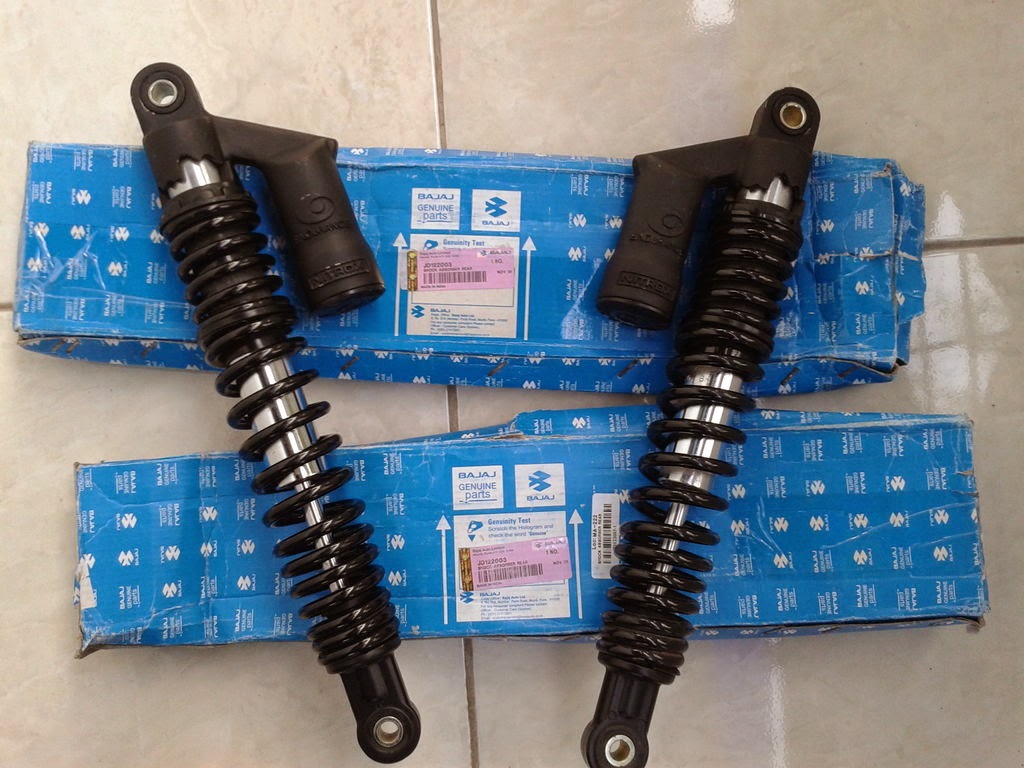 Perbedaan Panjang Shockbreaker Pulsar